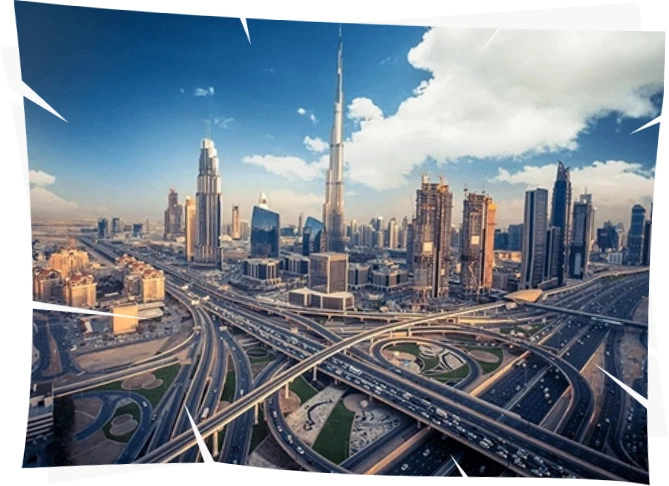 Dubai city view